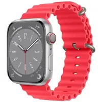 CaseOnline RIB kellon renneke Apple Watch 9 (41mm) - Punainen