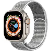 CaseOnline Nailon kellon renneke Apple Watch Ultra (49mm) - Seashell