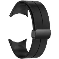 SKALO Silikoniranneke metallisolki Google Pixel Watch 3 41mm - Musta