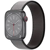 CaseOnline Nailon kellon renneke Apple Watch 9 (45mm) - Anchor Ash
