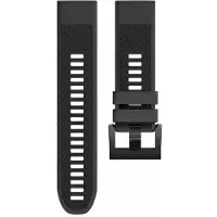 CaseOnline Urheilu kellon ranneke easyfit Garmin Fenix 7S Pro - Musta