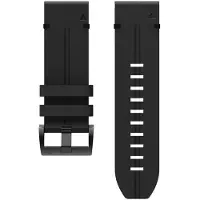 CaseOnline Nail nahka kellon ranneke easyfit Garmin Tactix 8 (51mm) - Onyx black