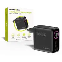 Mobile Origin 140W GaN Display Charger PW21 - 2x USB-C + USB-A