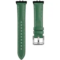 CaseOnline BK Nahkainen kellon ranneke Samsung Galaxy Fit 3 - Forest Pine