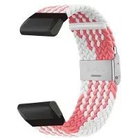 CaseOnline Punottu Kellon ranneke Garmin Fenix E - Pinkwhite
