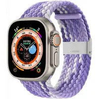 CaseOnline Punottu kellon renneke Apple Watch Ultra 2 (49mm) - Gradient purple