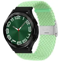 CaseOnline Punottu Kellon renneke Samsung Galaxy Watch 6 Classic (47mm) - pistach