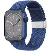 CaseOnline Punottu kellon renneke Apple Watch 9 (41mm) - Blue