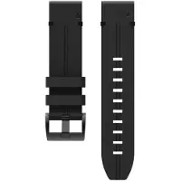 CaseOnline Nail nahka kellon ranneke easyfit Garmin Epix (47mm) - Onyx black