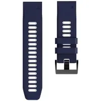 CaseOnline Twin kellon ranneke Garmin Descent G2 - Sininenvalkoinen