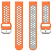 CaseOnline EBN kellon ranneke Polar Grit X2 Pro - Oranssi/harmaa
