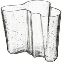 Iittala Aalto Vase 120Mm Bubble Glass Clear - Nude - 120 MM