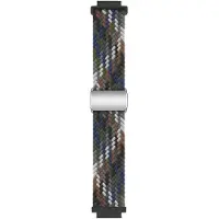 CaseOnline Punottu magneettinen ranneke Garmin Forerunner 265S - Cowboy