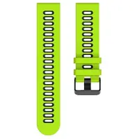 CaseOnline Twin kellon ranneke Amazfit GTR (42mm) - Lime/musta