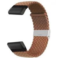 CaseOnline Punottu kellon ranneke Garmin Fenix 6X Pro - Brown