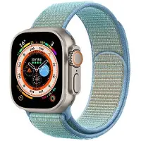 CaseOnline Nailon kellon renneke Apple Watch Ultra (49mm) - Corn flower