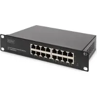 Digitus GIGABIT ETHERNET SWITCH 16-PORT, 10 INCH, UNMANAGED (DN-80115)