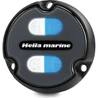 Hella Marine Apelo A1 Carbon-vedenalainen Valkoinen/sininen Led-valo