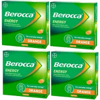 Berocca Energy Orange poretabletti 60 kpl x4 NELOSPAKKAUS