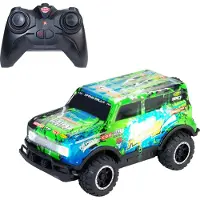 Dickie Toys Kauko-ohjattava Auto Valolla - RC Glow Ralli Truck - - OneSize - Kauko-ohjattavat ajoneuvot
