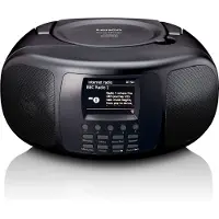 Lenco SCD-6000 Radio/CD-soitin, musta