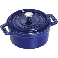 Staub mini casserole-cocotte 10 cm, 0,25 l blue