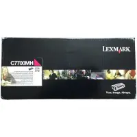 Lexmark C7700MH Värikasetti magenta 10.000 sivua, High Yield return