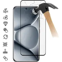 Mtp Products Xiaomi Poco M8 Pro/Redmi Note 15 Pro+ 5G Täysi suoja Panssarilasi - 9H - musta reuna