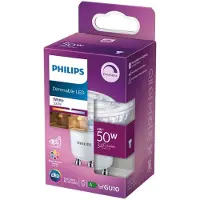 Philips Kohdelamppu 50W PAR16 GU10, 4 W, 50 W, GU10, 345 lm, 15000 h, Valkoinen