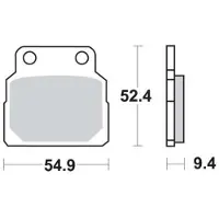TRW jarrupalat allround eteen honda cb 450 n 1986– (mcb570)