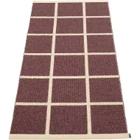 Pappelina , Kudottu Matto Criss Burgundy 70x150 cm