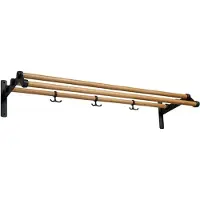 Essem Design Nostalgi 291 -hattuhylly 100 cm Tammi-musta