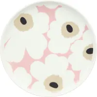Marimekko Unikko Plate 20Cm - Cream - Ø 20 CM