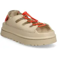 Ugg for woman. 1179370 GoldenGlow Toggle Brown Sandals (36), 3 to 5 cm, Laces, Casual, Sustainable, Recycled polyester