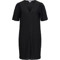 Object Objlaila 2/4 Re V-Neck Dress Noos - Black - XL