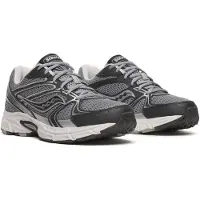 Saucony Matalavartiset tennarit 'RIDE MILLENNIUM' hopeanharmaa / tummanharmaa / musta