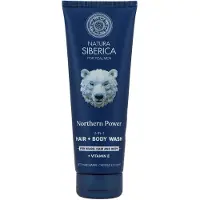 Natura Siberica – Miesten hius- ja vartalopesu, 200 ml