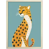 Kotoilu Leopardi 30 x 40 cm canvastaulu kehyksellä