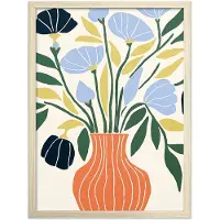 Kotoilu Kukat 40 x 50 cm canvastaulu kehyksellä