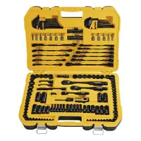 DeWalt Hylsyavainsarja 184 osaa 1/4"-1/2-3/8"