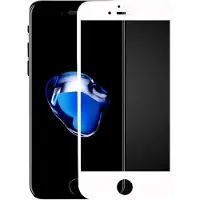 Dacota Platinum Tiger Glass iPhone 8/7/6 näytön suojalasi, valkoinen
