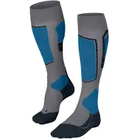 Falke Men's SK4 Knee-High Socks M.grey Mel Hiihto- ja laskettelusukat 46-48