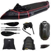 Saimaa Kayaks Packraft Adventure Musta Pitkille Matkoille (275x88cm)