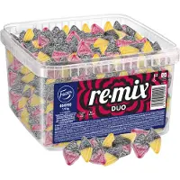 Fazer Remix Duo Hedelmä-Salmiakki P&M irtomakeinen, 1,9 kg