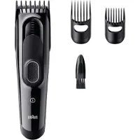 Braun Series 5 HC5530, johdoton, ladattava, pestävä -hiustenleikkuukone, Matt Black