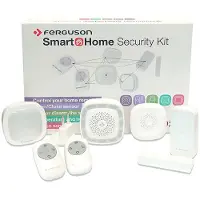 Ferguson Smart Home älykäs turva-setti: Smart Hub, liikennetunnistin, monikäyttösensori, kosteus &amp; lämpötila sensori &amp; 2 x kaukosäädin