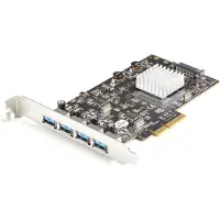 StarTech.com 4-port usb 3.2 gen 2 pcie card - usb-a superspeed 10gbit/s pci express 3.0 x2 host controller card - usb type-a