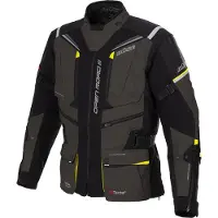 Büse Open Road III Tekstiilitakki Harmaa/Keltainen Miehet, size 64