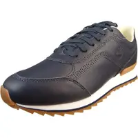 Timberland for man. TB0A2MP3EP11 Scout Heights Navy Leather Sneakers (42), Flat, Laces, Casual