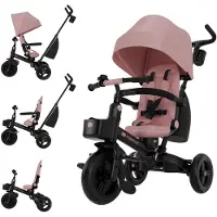 Kinderkraft Kolmipyörä Aveo 2 Plus, Vaaleanpunainen